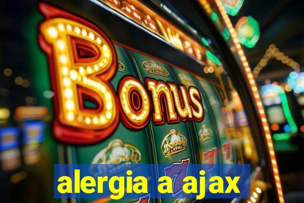 alergia a ajax